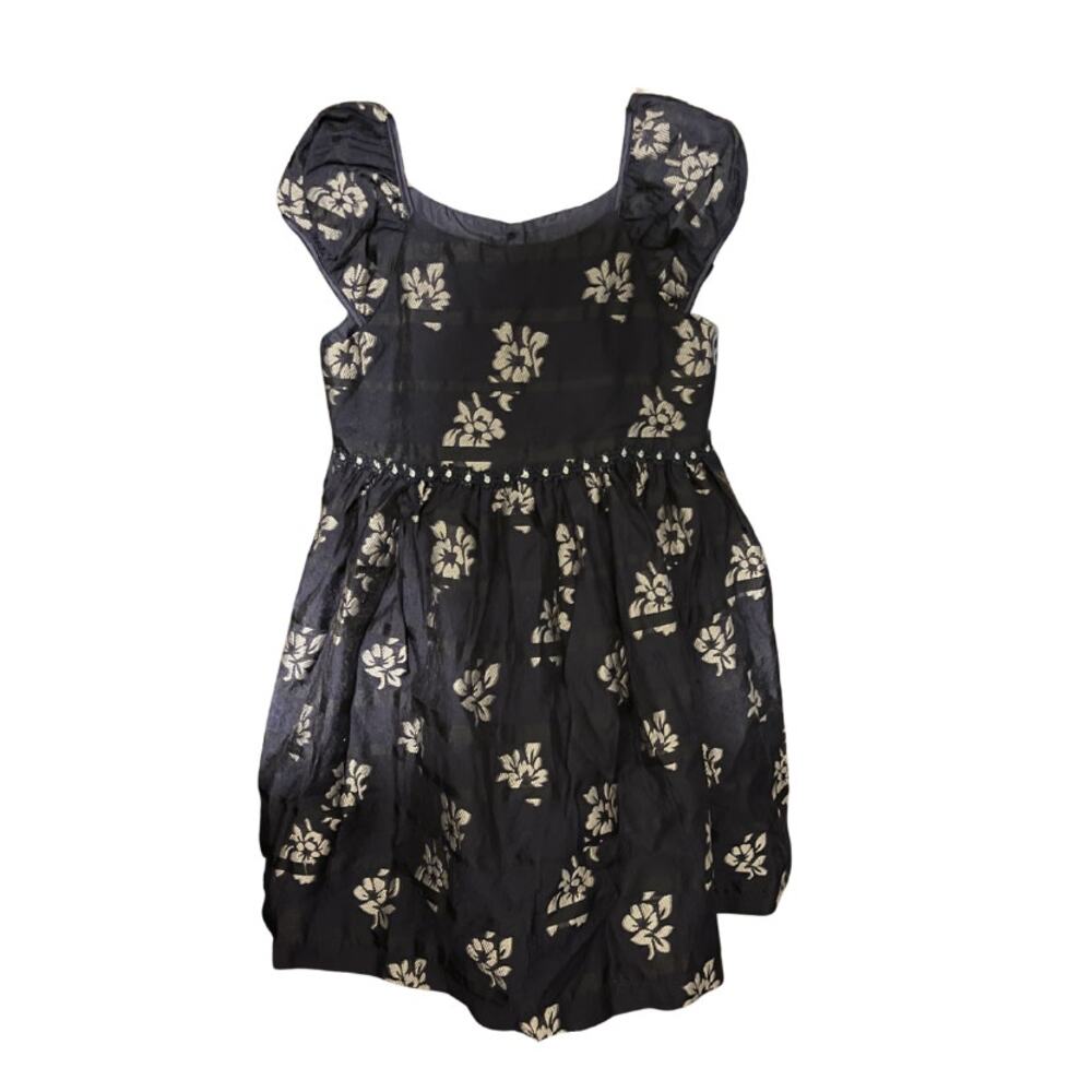 Laura Ashley London Girls Short Sleeve Party Dress Crinoline Size 4